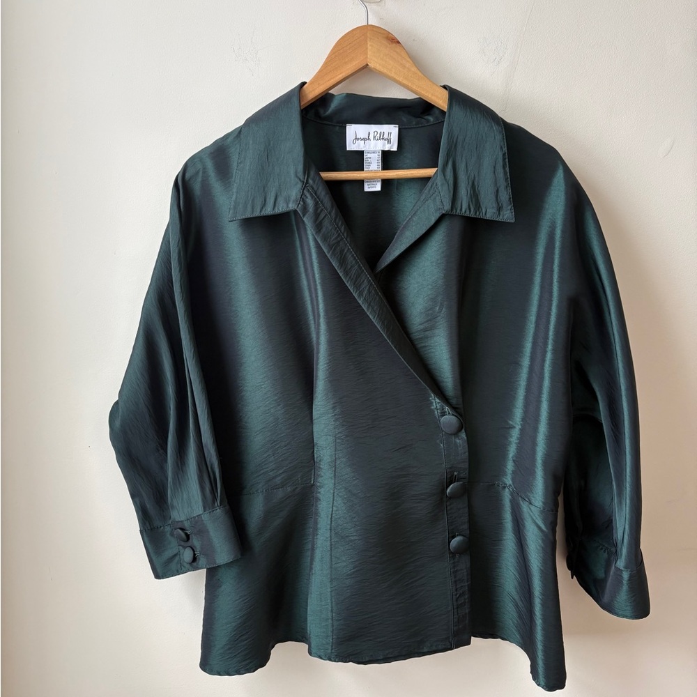 Joseph Ribkoff Taffeta Top - Picture 11 of 14
